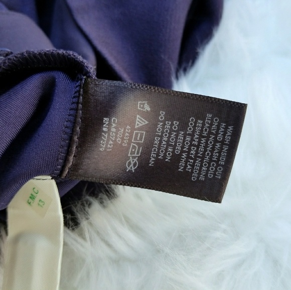 ANN TAYLOR BLUE PEPLUM Top Sz Xs - Picture 5 of 7